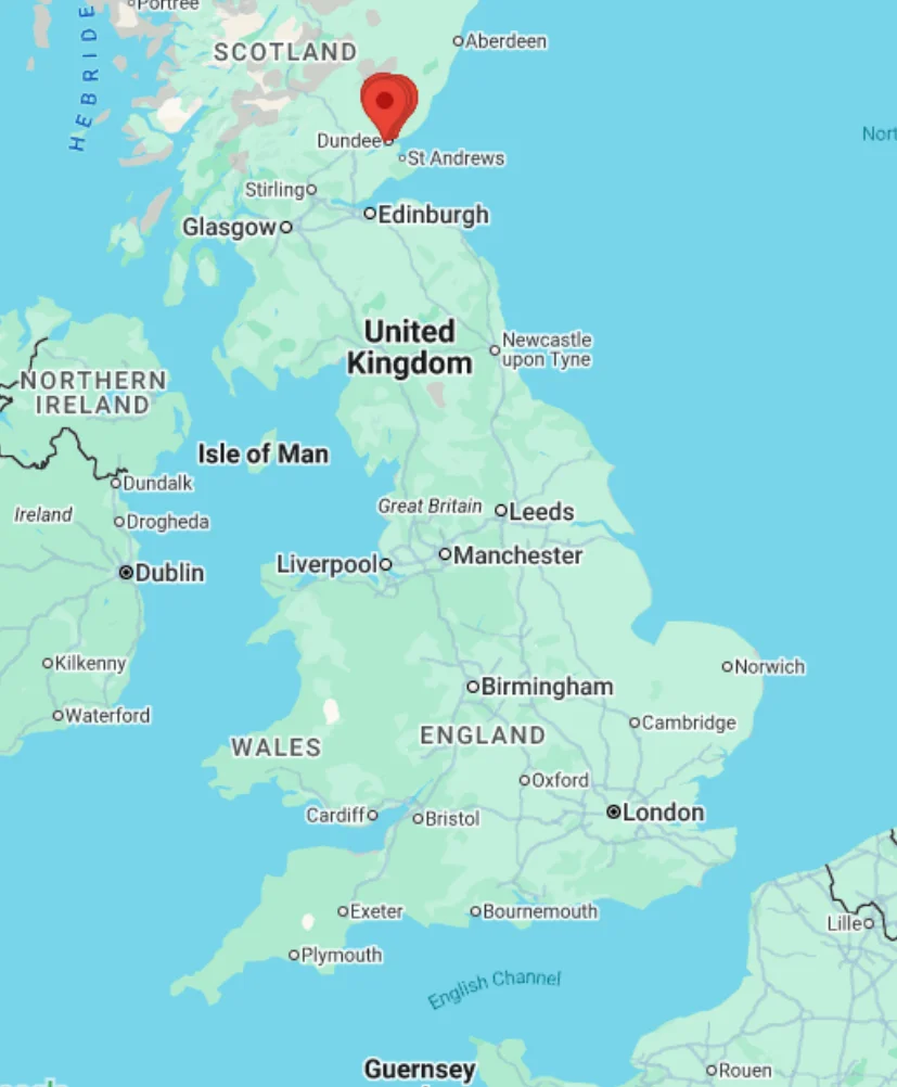 Dundee map