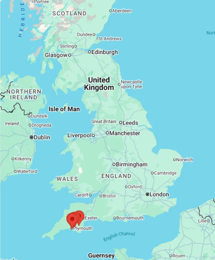Plymouth map
