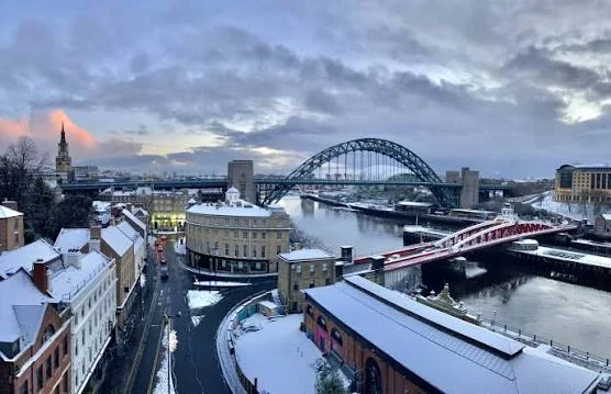 Winter in newcastle upon tyne