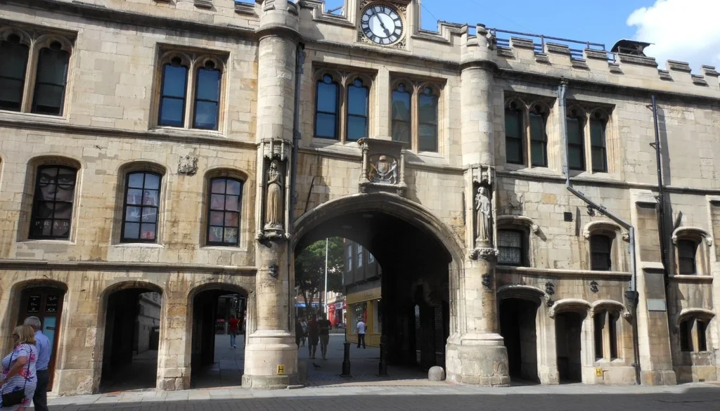Lincoln Guildhall and Stonebow