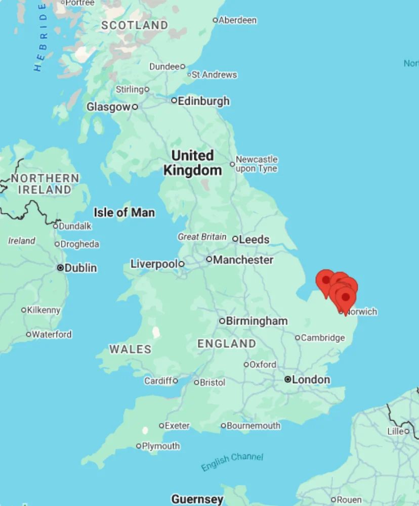 Norwich Map