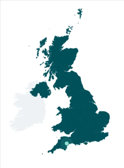 Exeter map